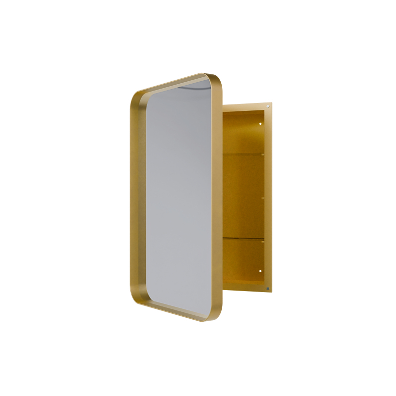 Bathroom Cabinet Mirror - 20x30 Inch Recessed Metal Framed Medicine