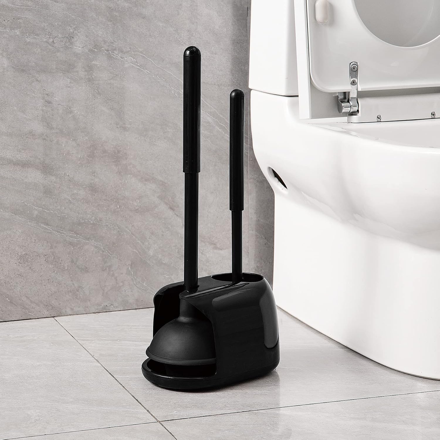 Home Bathroom Cleaning Kit - 2 In 1 Toilet Brush And