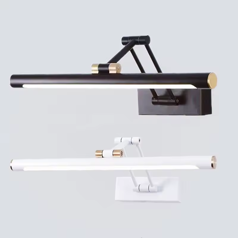 Bathroom Cabinet Mirror - Bathroom Mirror Headlight Collapsible Adjustable Wall
