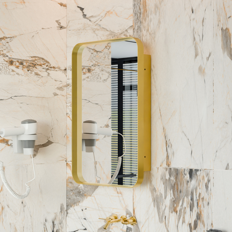 20x30 Inch Recessed Metal Fram - огляд і ціна Bathroom Cabinet Mirror