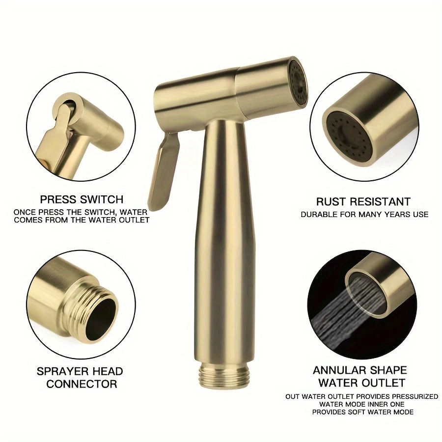 Classic three piece set of gol - огляд і ціна Plunger Toilet