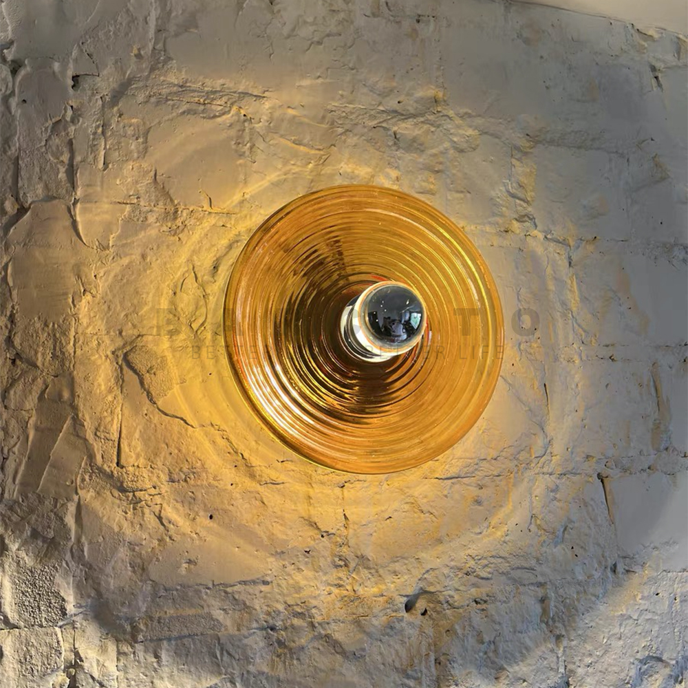 Water Ripple Glass Wall Lamp D - огляд і ціна Home Bathroom Lighting Design