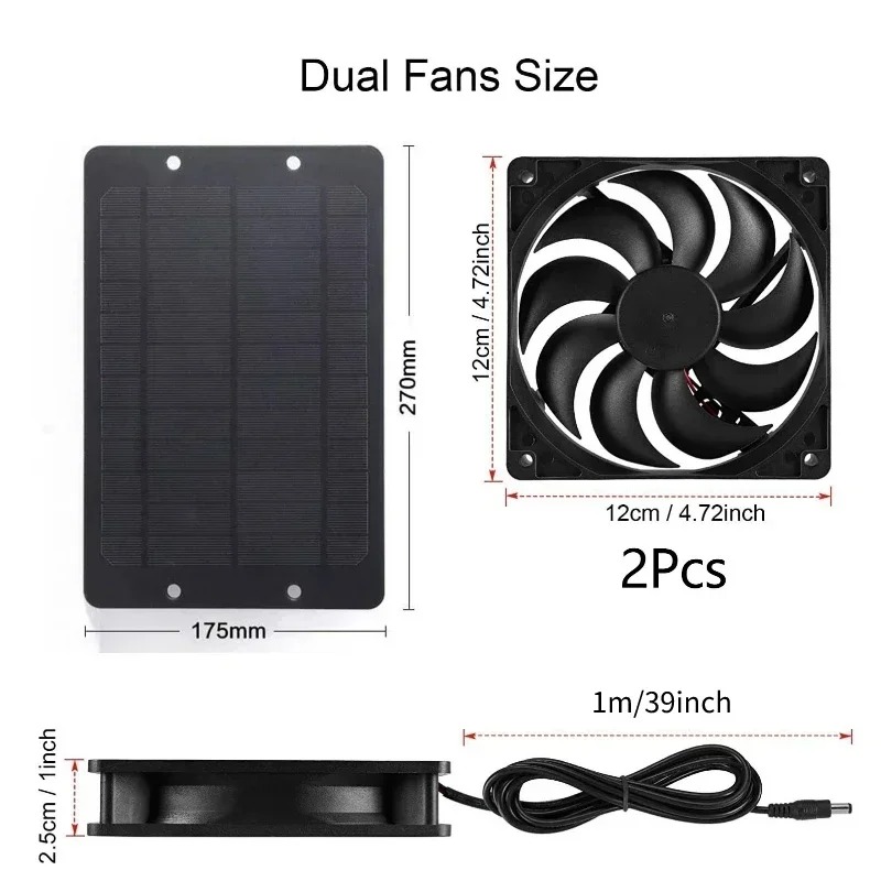 10W 12V Solar Roof Vent Fan Ea - огляд і ціна Home Bathroom Vent