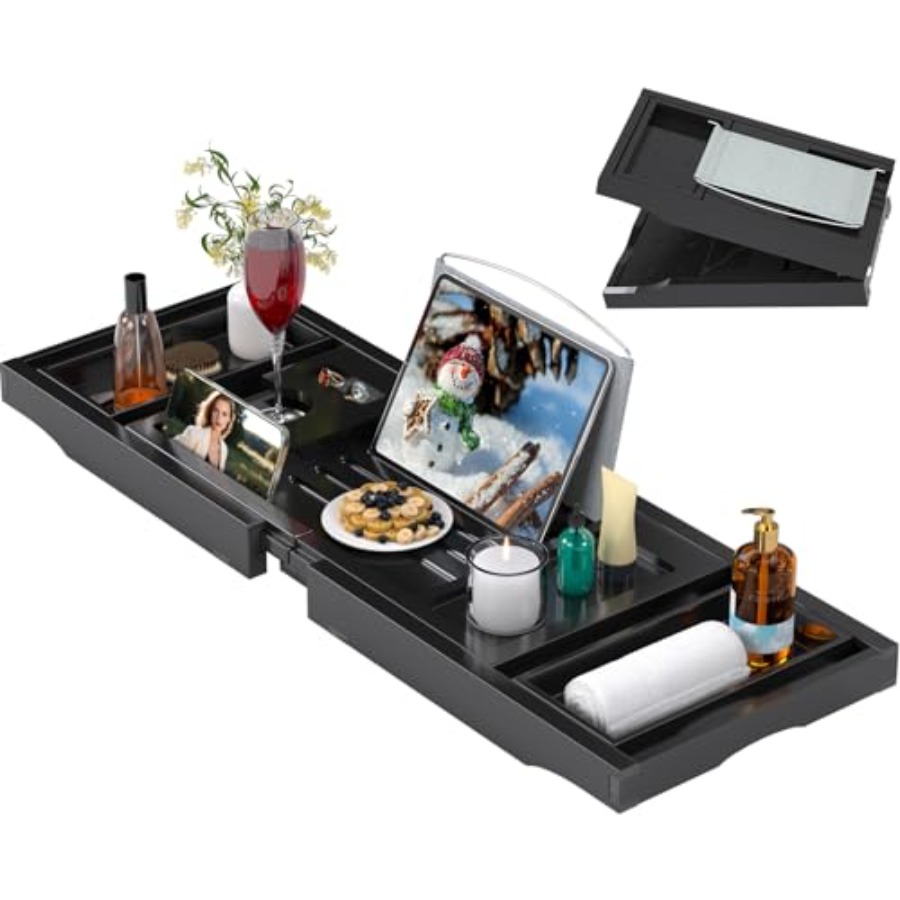 Bathtub Caddy Tray for Tub Bat - огляд і ціна Bath Caddy Tray