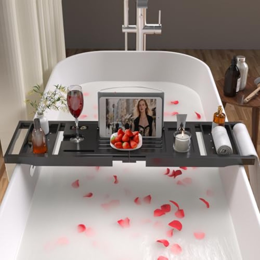 Bathtub Caddy Tray for Tub Bat - огляд і ціна Bath Caddy Tray