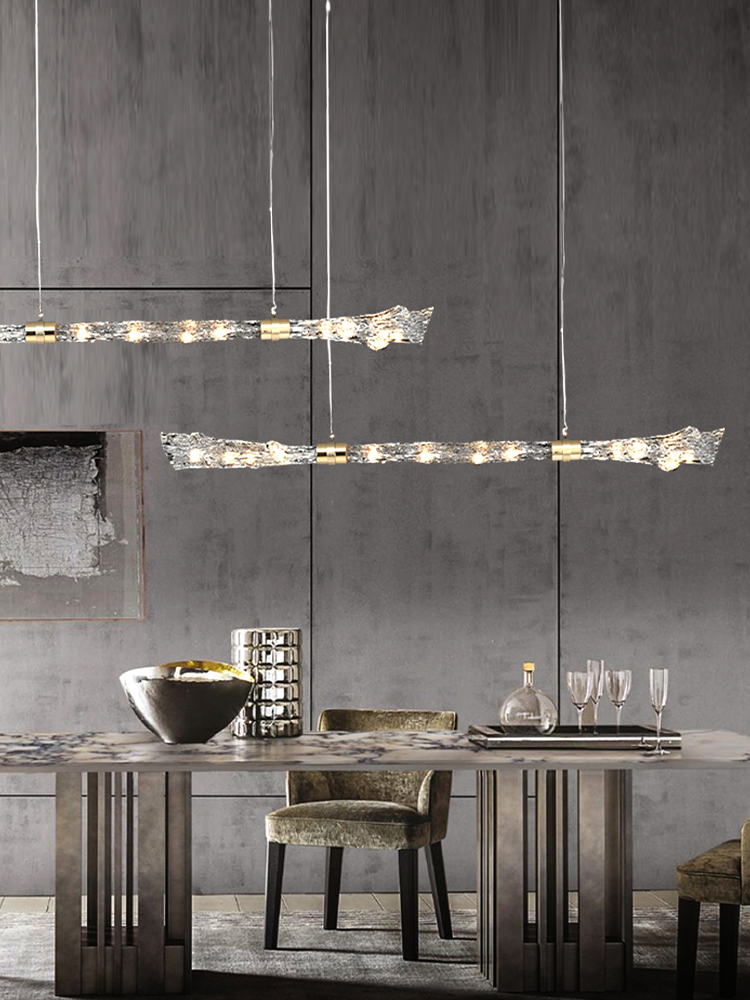 Glass Branch Modern Long Penda - огляд і ціна Home Bathroom Lighting Design