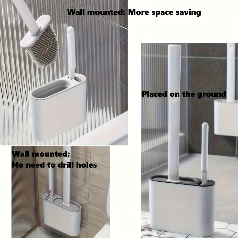 Wall Mount Toilet Brush Set, M - огляд і ціна Home Bathroom Cleaning Kit