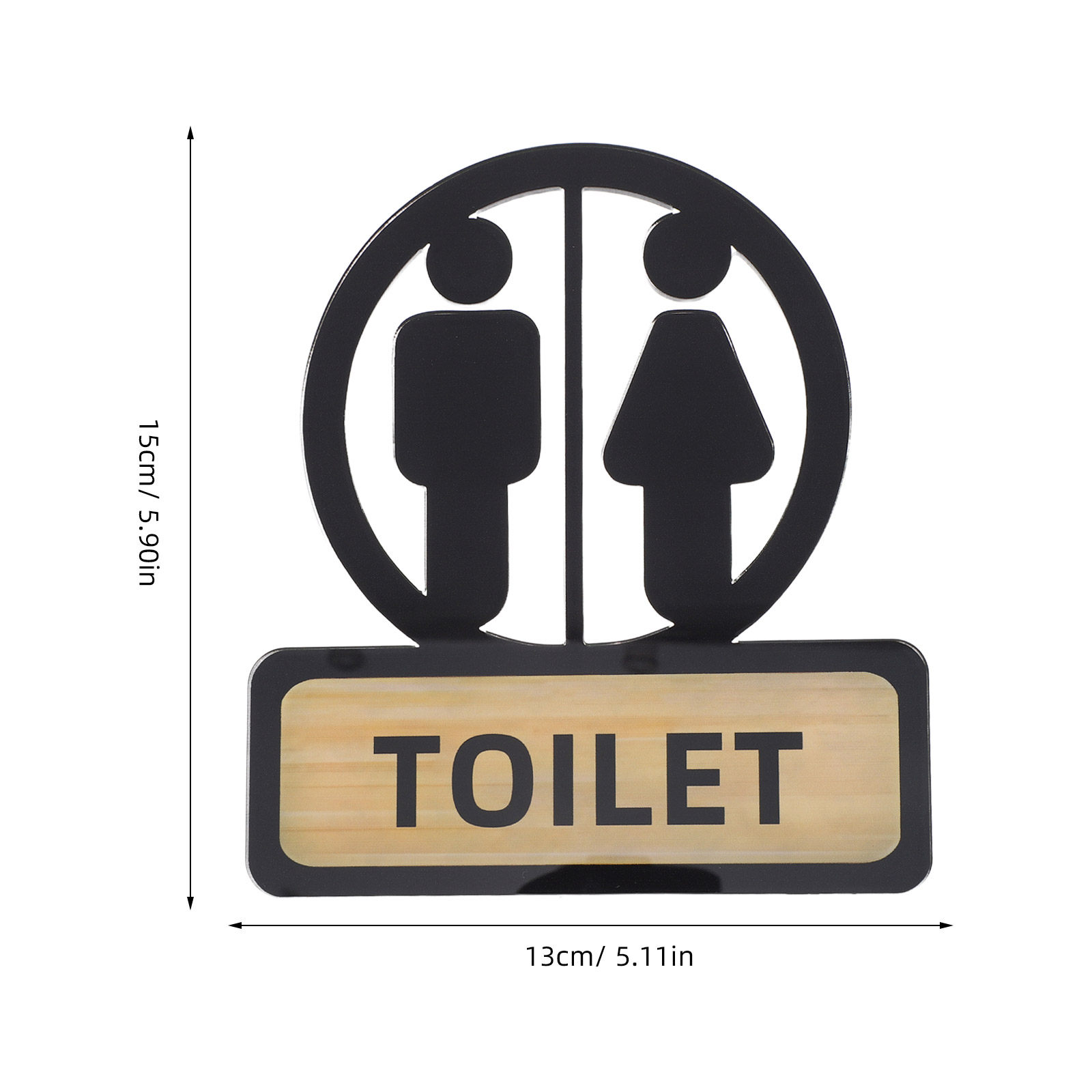 Toilet Signs for Ladies and Ge - огляд і ціна Home Bathroom Signs