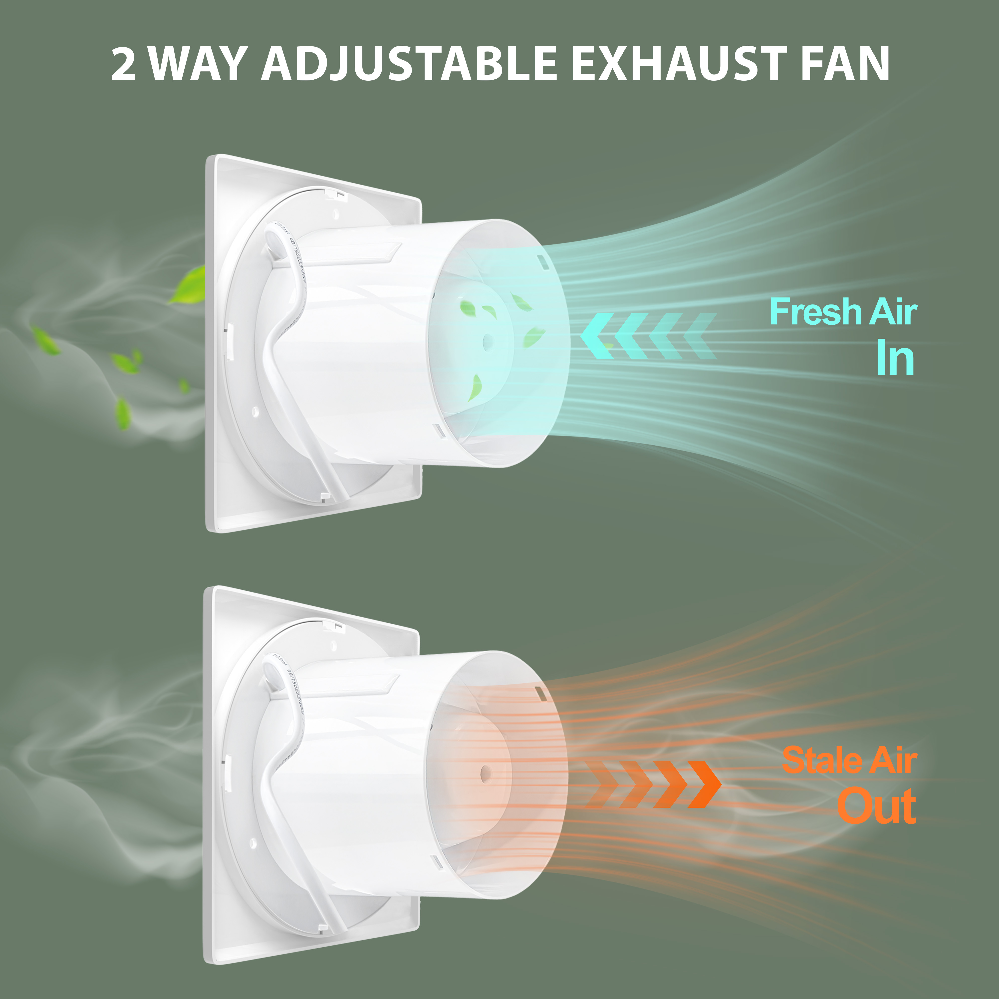 KCvents Reversible Ventilator  - огляд і ціна Home Bathroom Vent