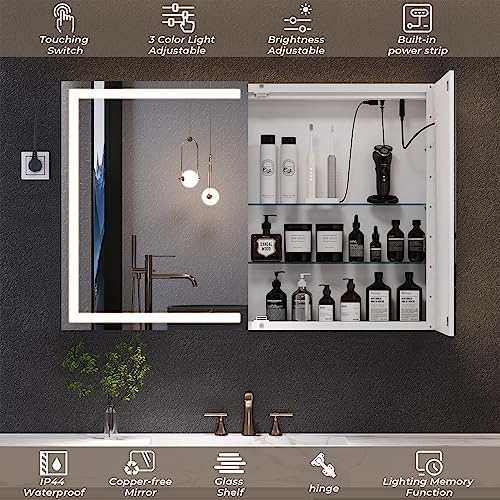Lighted Medicine Cabinet with  - огляд і ціна Bathroom Cabinet Mirror