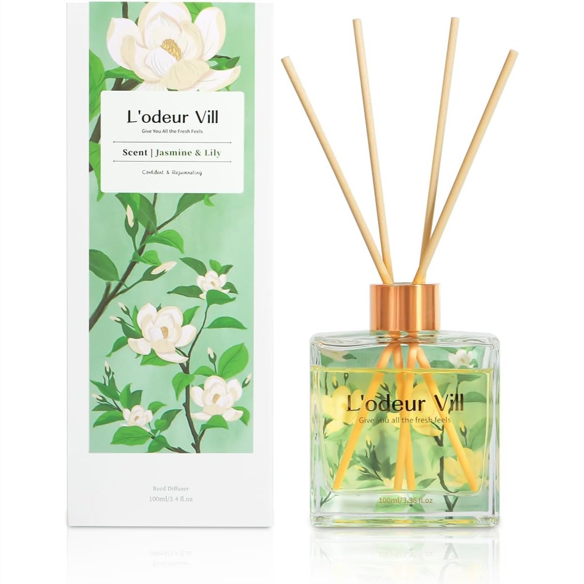 Jasmine Lily Reed Diffuser Set - огляд і ціна Home Bathroom Images