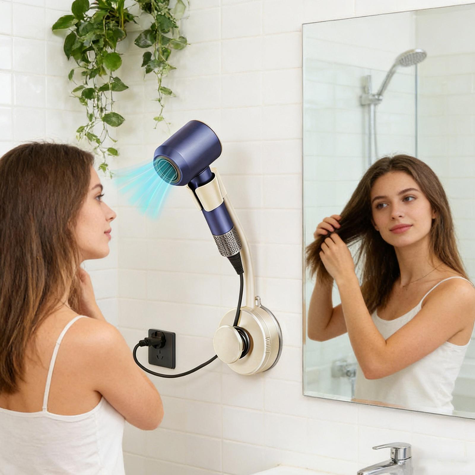 Blow Dryer Stand 360-Degree Ad - огляд і ціна Home Bathroom Hand Dryer