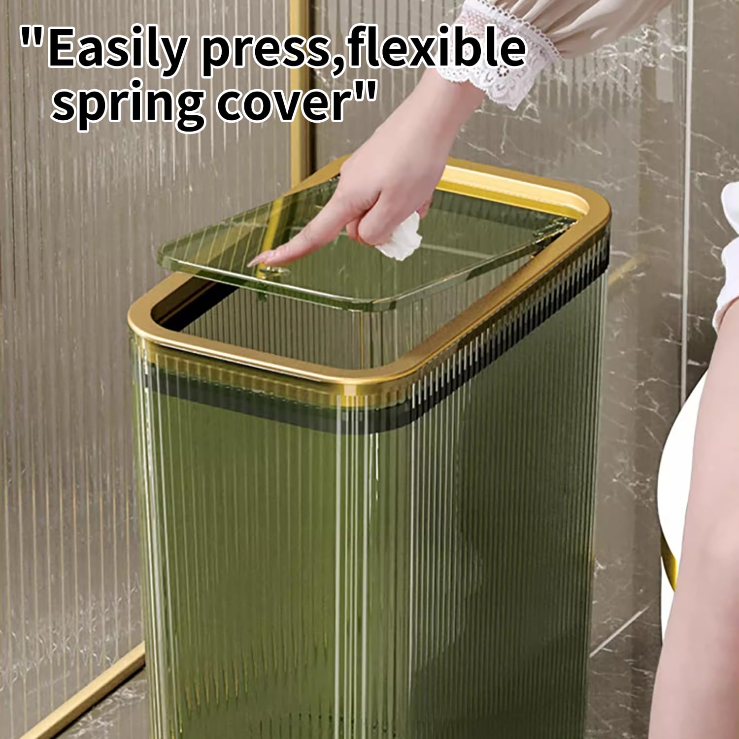 2.6 Gallon Plastic Trash Can w - огляд і ціна Home Bathroom Images