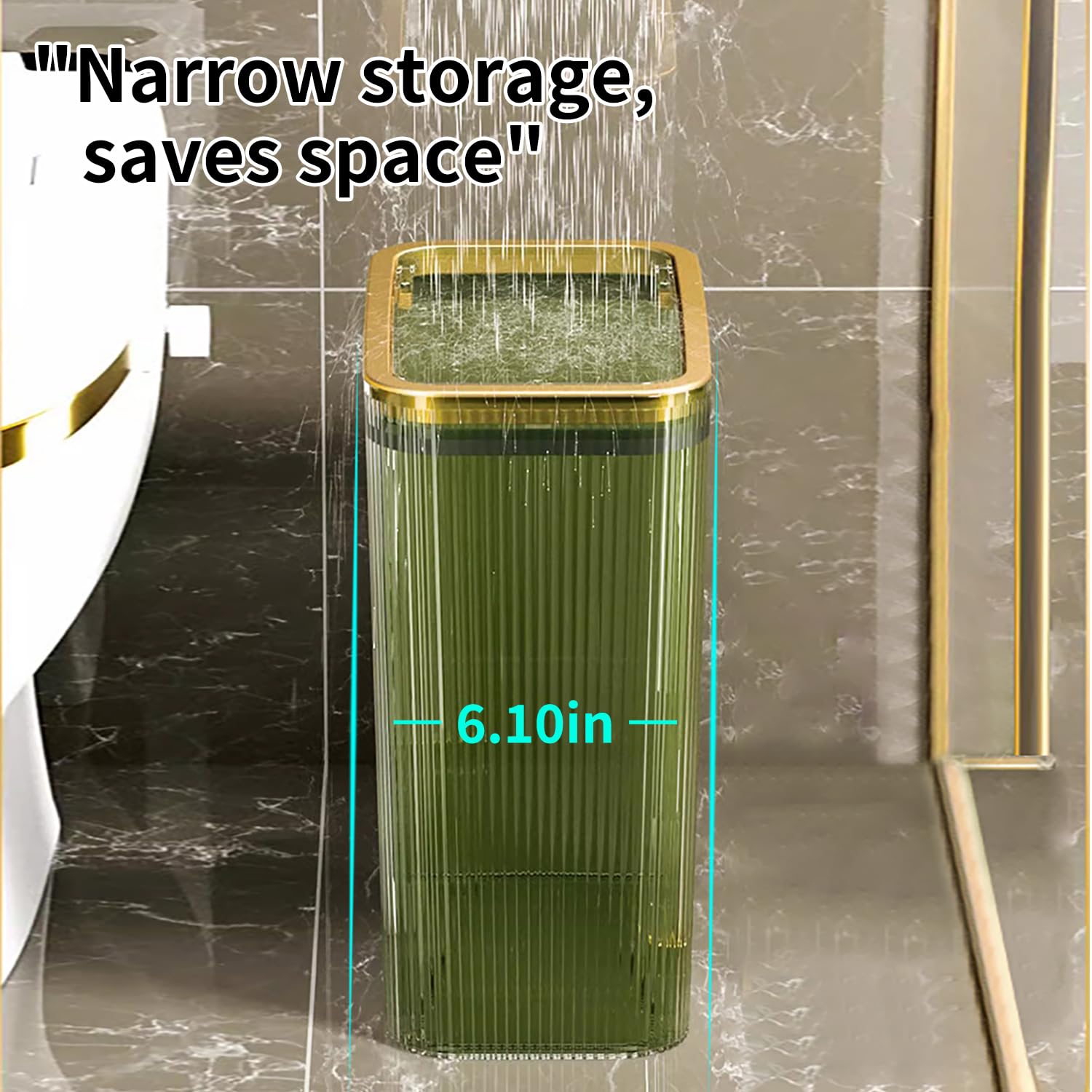 2.6 Gallon Plastic Trash Can w - огляд і ціна Home Bathroom Images