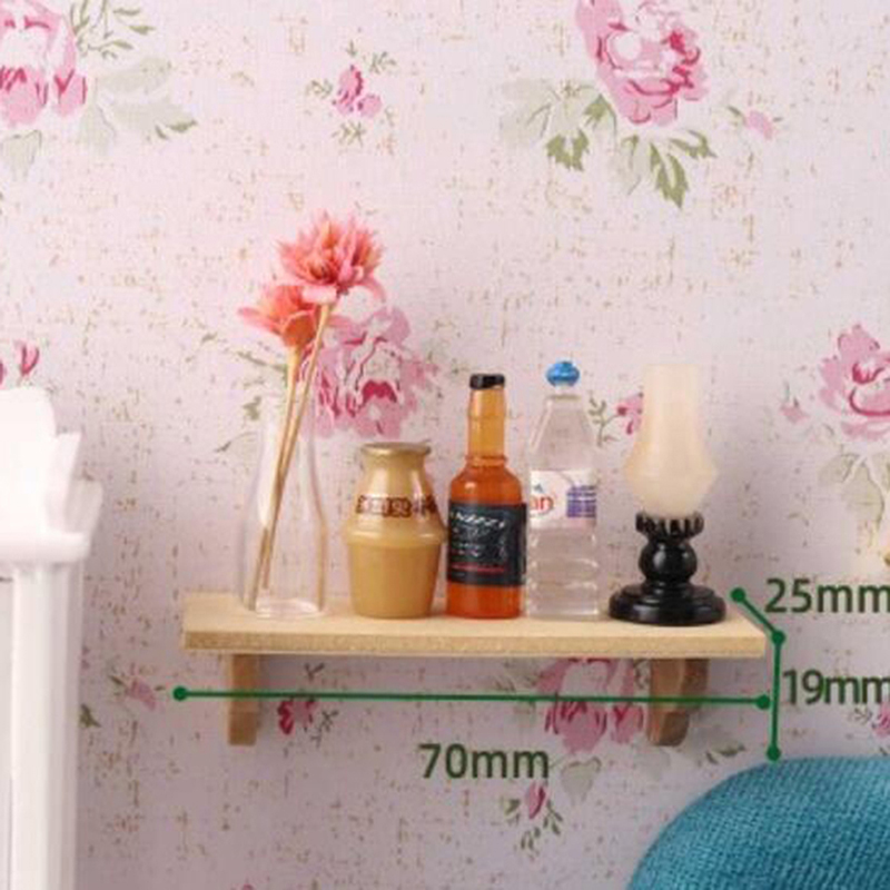 1pcs 1:12 Dollhouse Wood Wall  - огляд і ціна Home Bathroom Signs