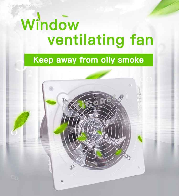 8 inch 80W Exhaust Fan High Sp - огляд і ціна Home Bathroom Vent Fans