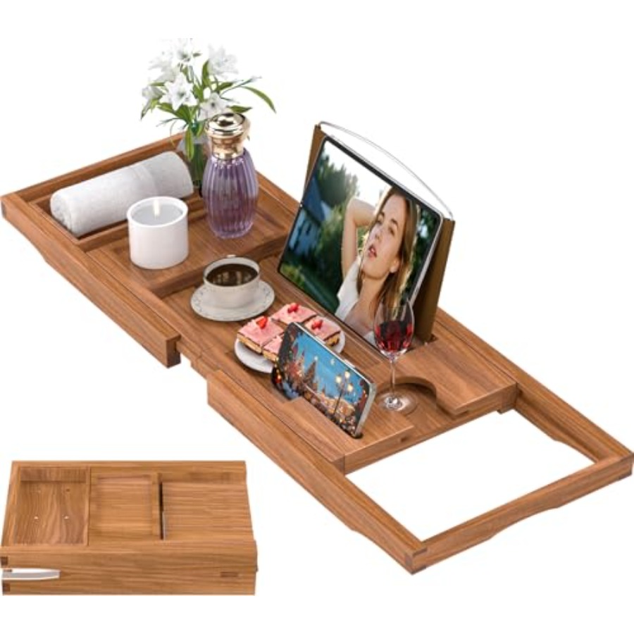 Premium Bathtub Tray Caddy Exp - огляд і ціна Bath Caddy Tray