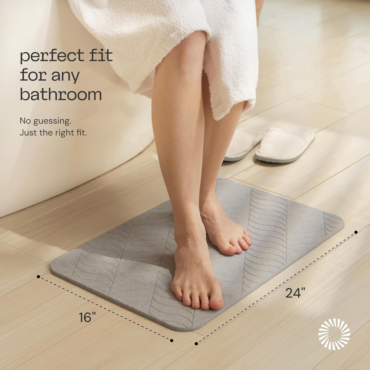 Stone Bath Mat for Bathroom, S - огляд і ціна Home Bathroom Images