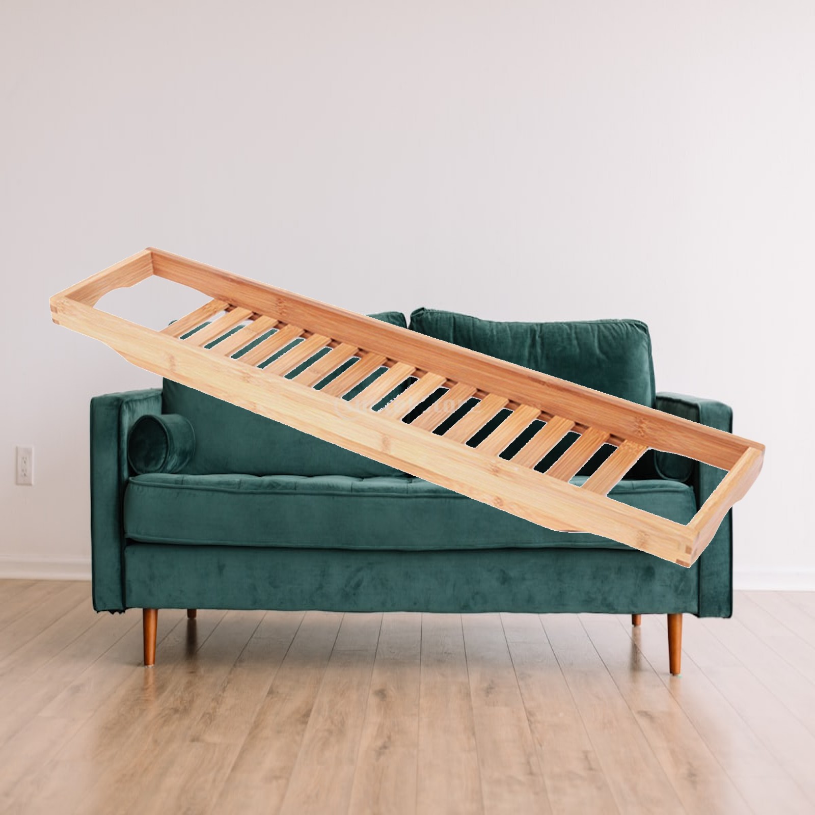 Bamboo Wooden Bathtub Caddy Tr - огляд і ціна Bath Caddy Tray