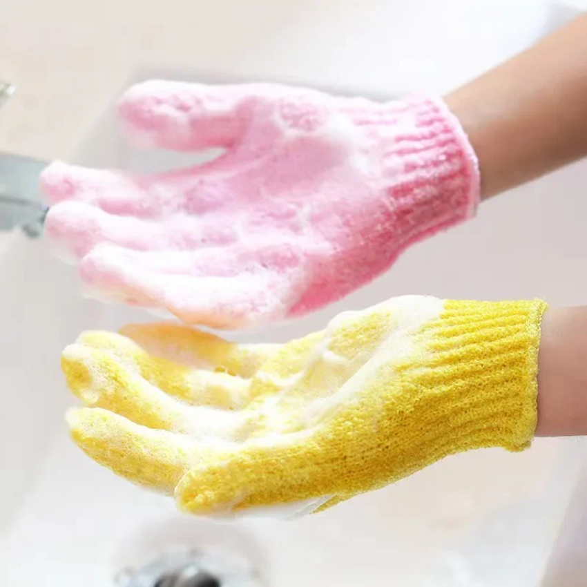 Body Cleaning Gloves Washcloth - огляд і ціна Home Bathroom Cleaning Kit