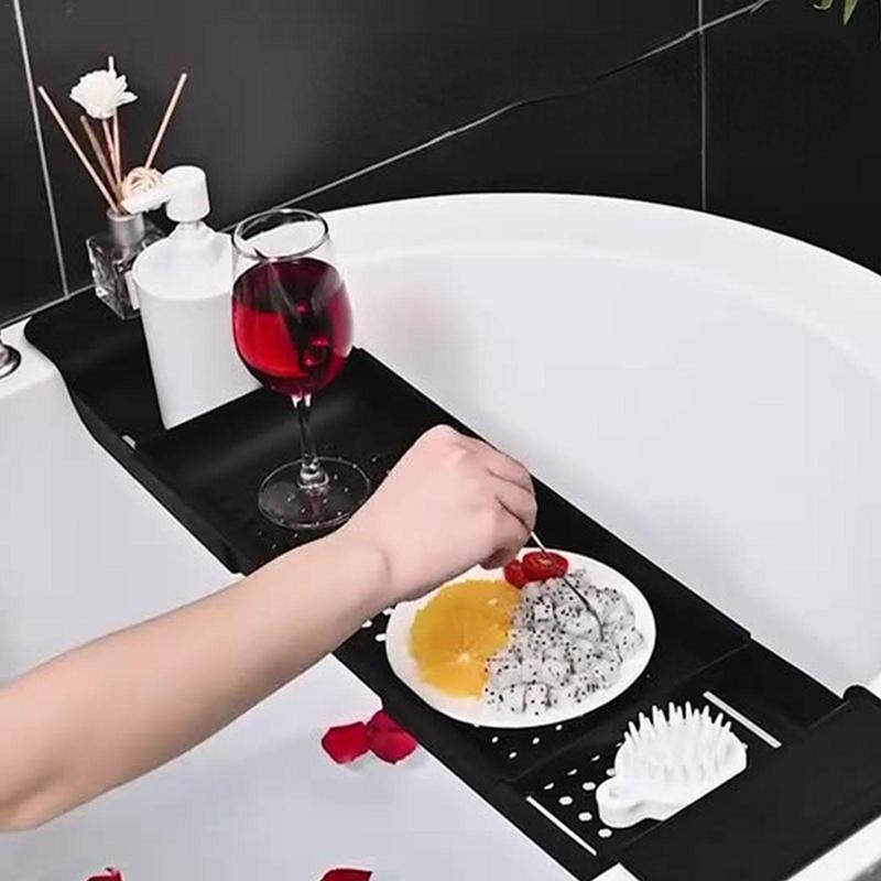 Bathtub Tray Adjustable Bath T - огляд і ціна Bath Caddy Tray