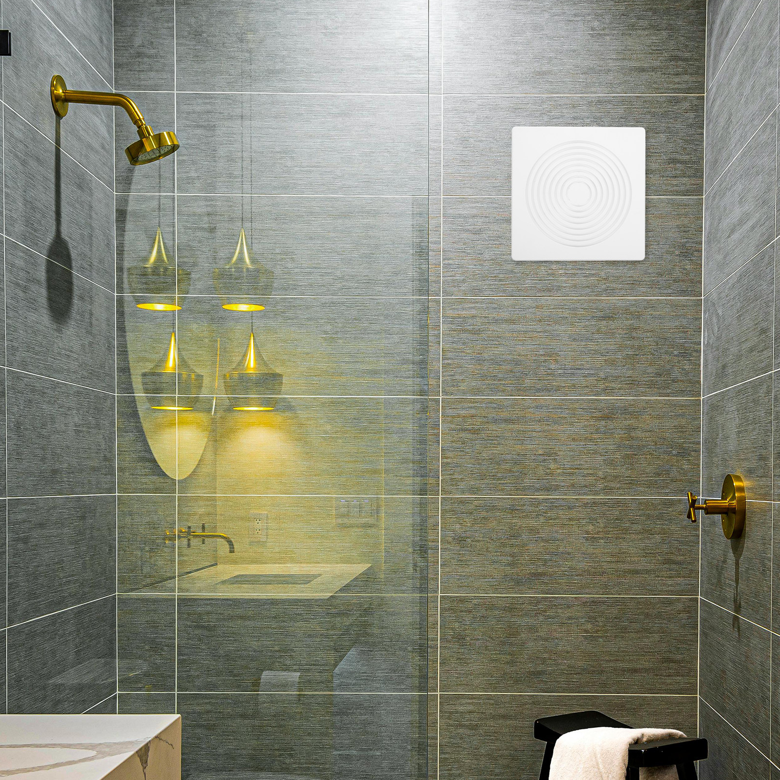 Bathroom Exhaust Fan Cover Squ - огляд і ціна Home Bathroom Vent Fans