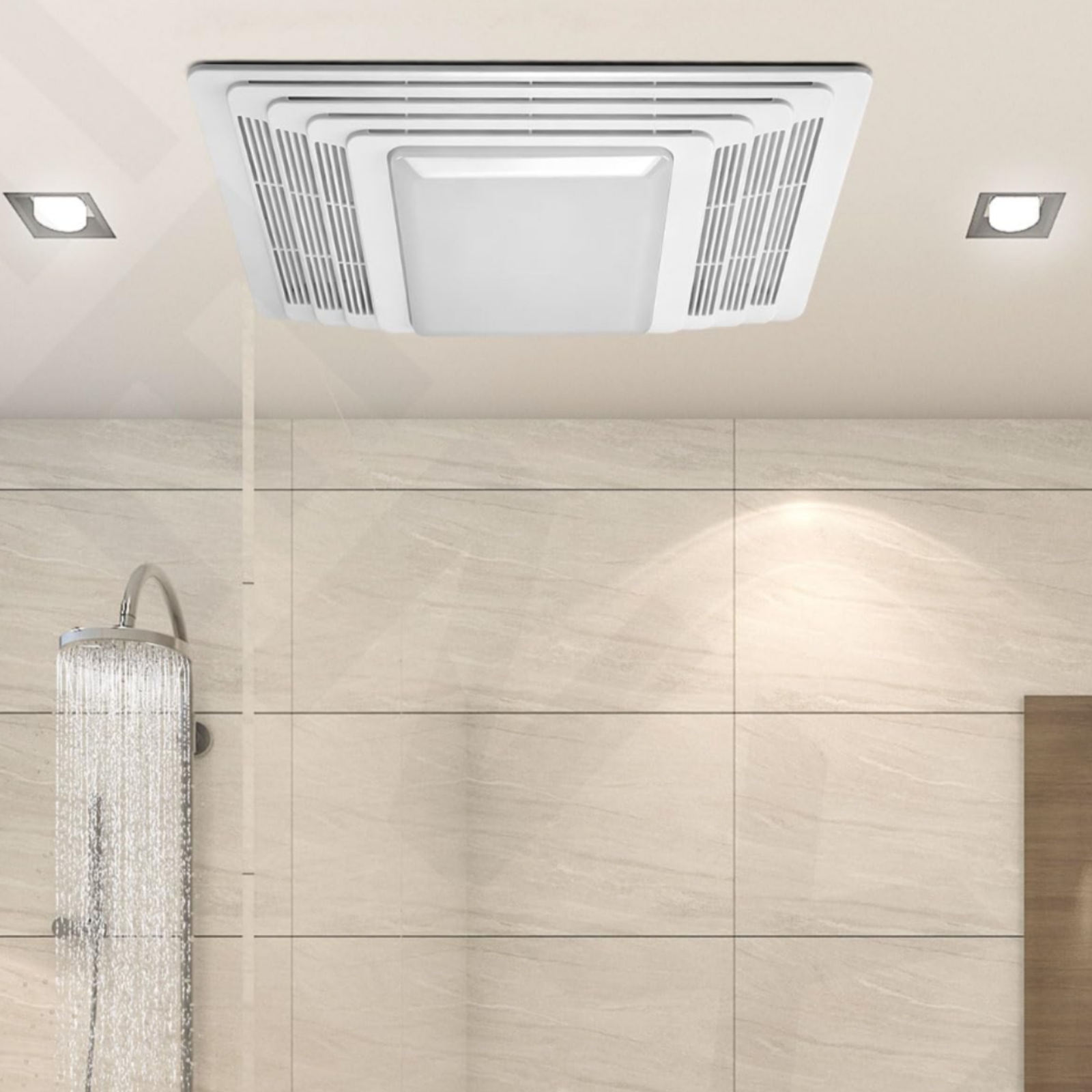 Bathroom Exhaust Fan Cover Whi - огляд і ціна Home Bathroom Vent Fans