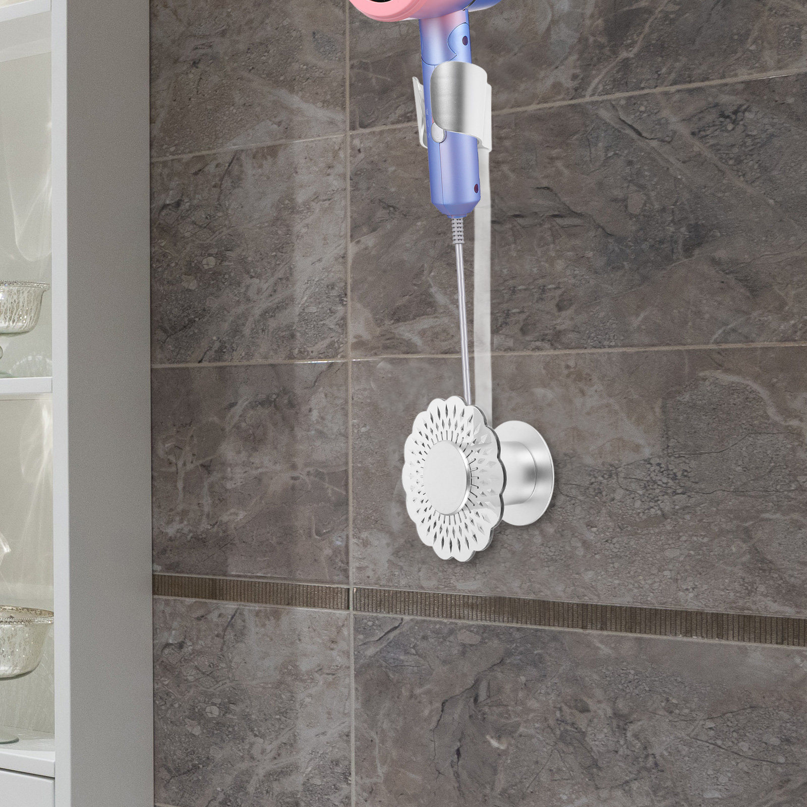 Hair Dryer Stand Holder Floor  - огляд і ціна Home Bathroom Hand Dryer