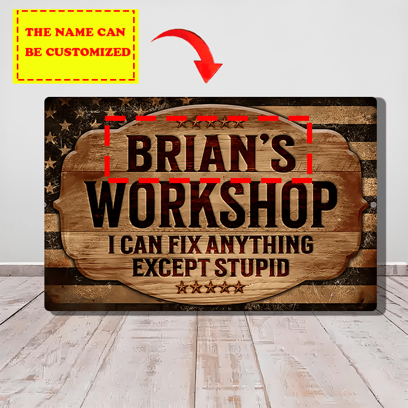 Custom 20.32x30.48cm Iron UV-P - огляд і ціна Home Bathroom Signs