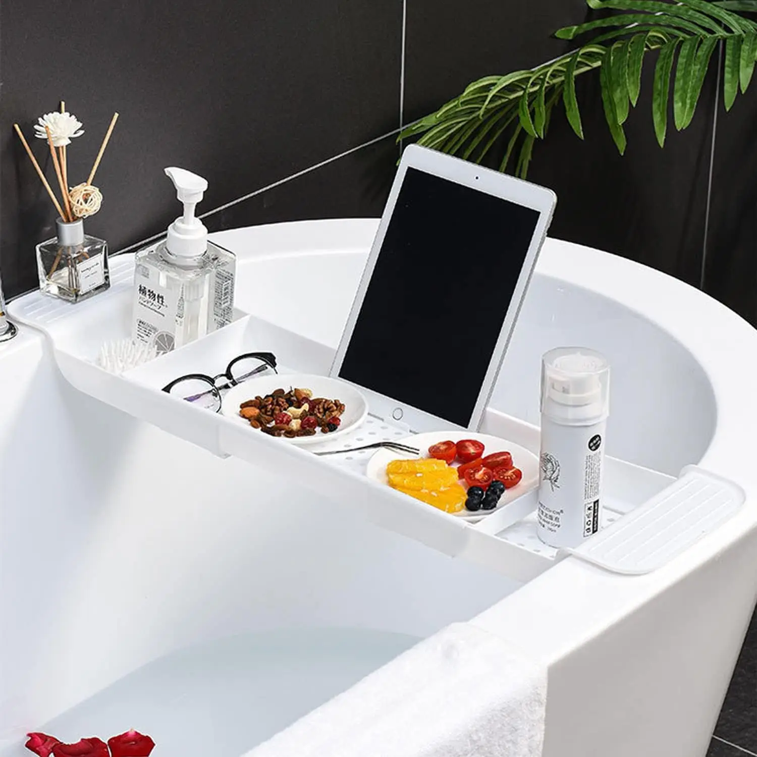 Expandable Drain Bath Shelf Ca - огляд і ціна Bath Caddy Tray