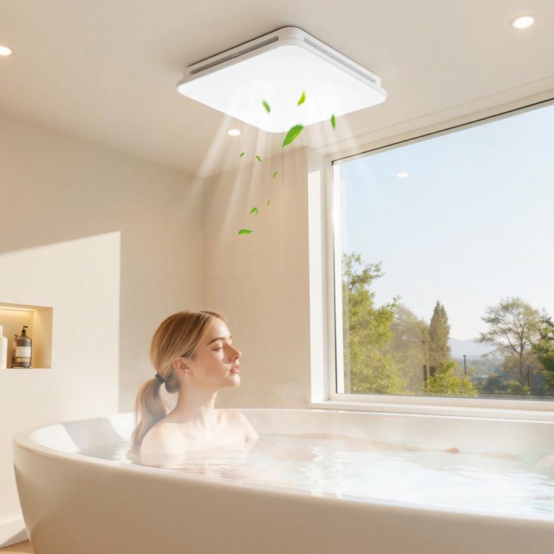 Bathroom Exhaust Fan with LED  - огляд і ціна Home Bathroom Vent Fans