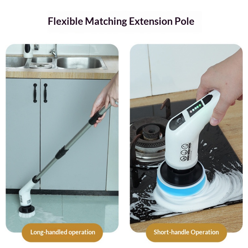HOMEFISH Cordless Spin Scrubbe - огляд і ціна Plunger Toilet