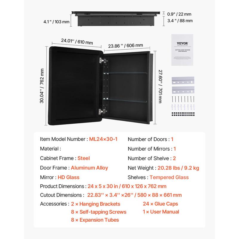 Mirrored medicine cabinet (662 - огляд і ціна Bathroom Cabinet Mirror