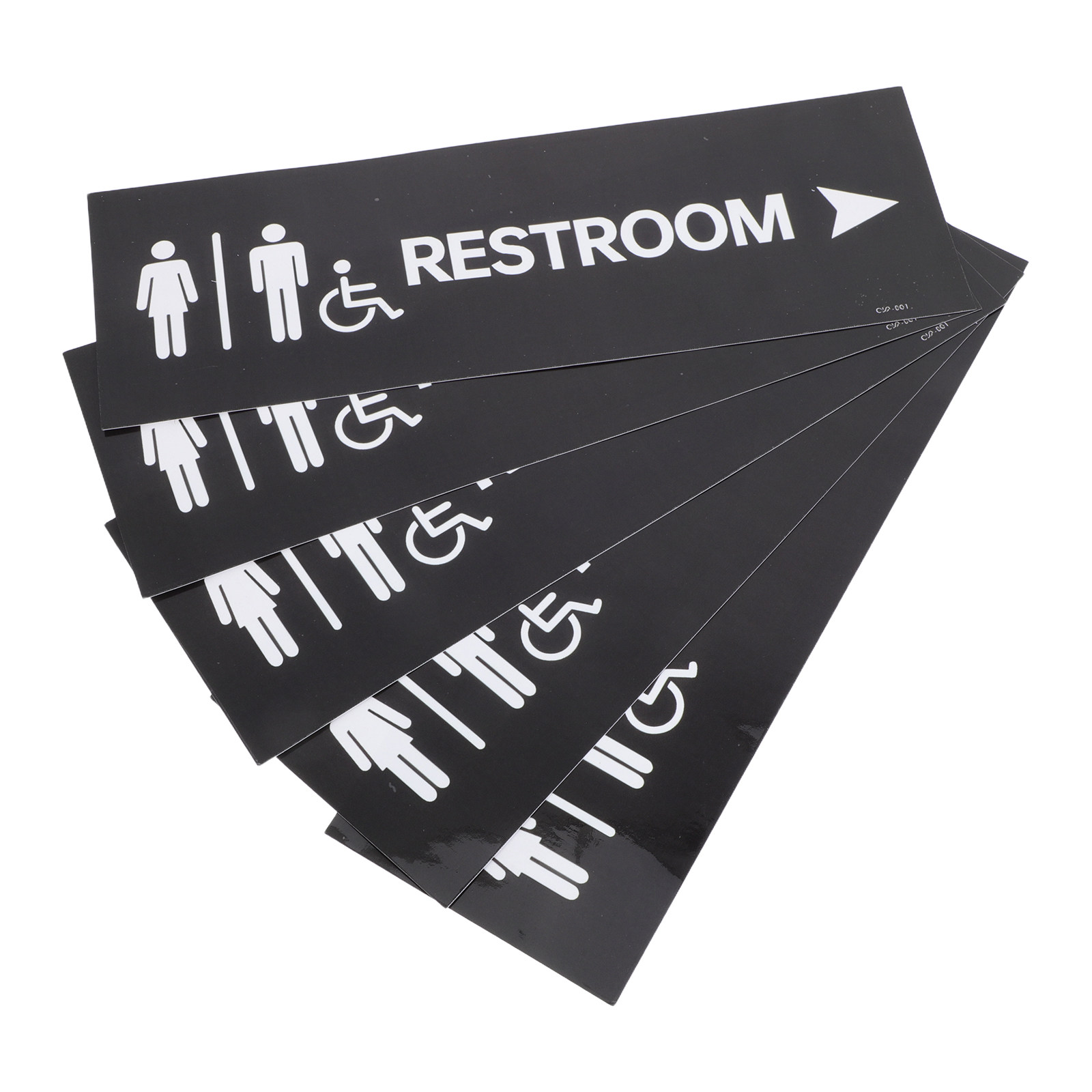 5Pcs Self-Adhesive Bathroom Do - огляд і ціна Home Bathroom Signs