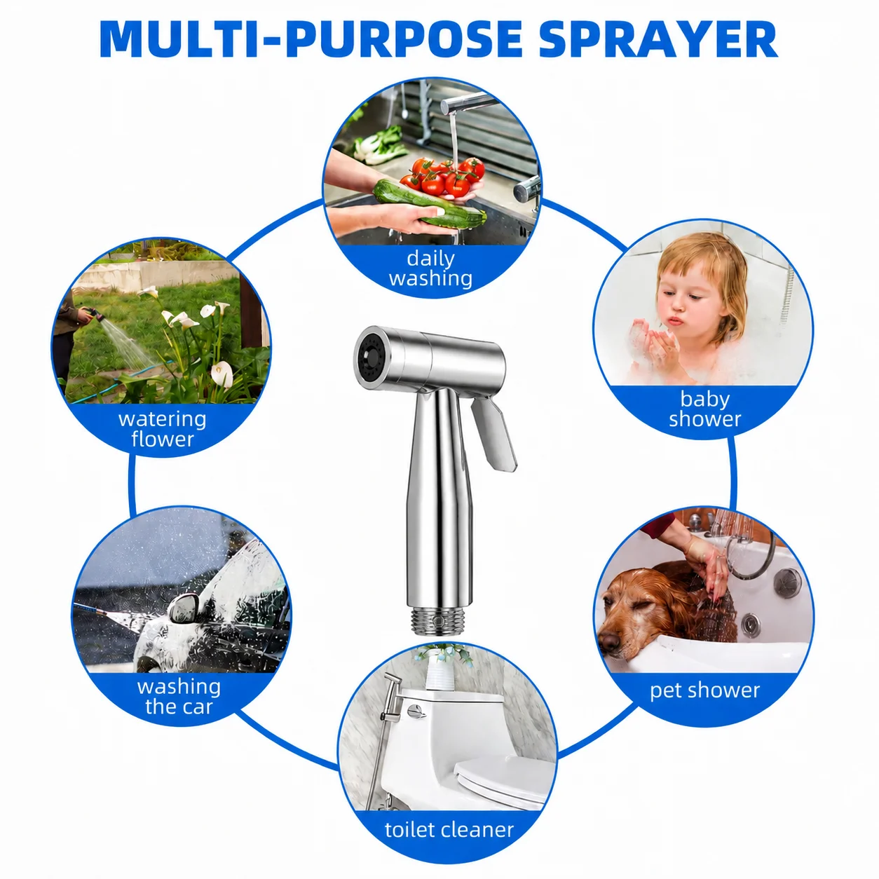 Portable Handheld Bidet Spraye - огляд і ціна Plunger Toilet