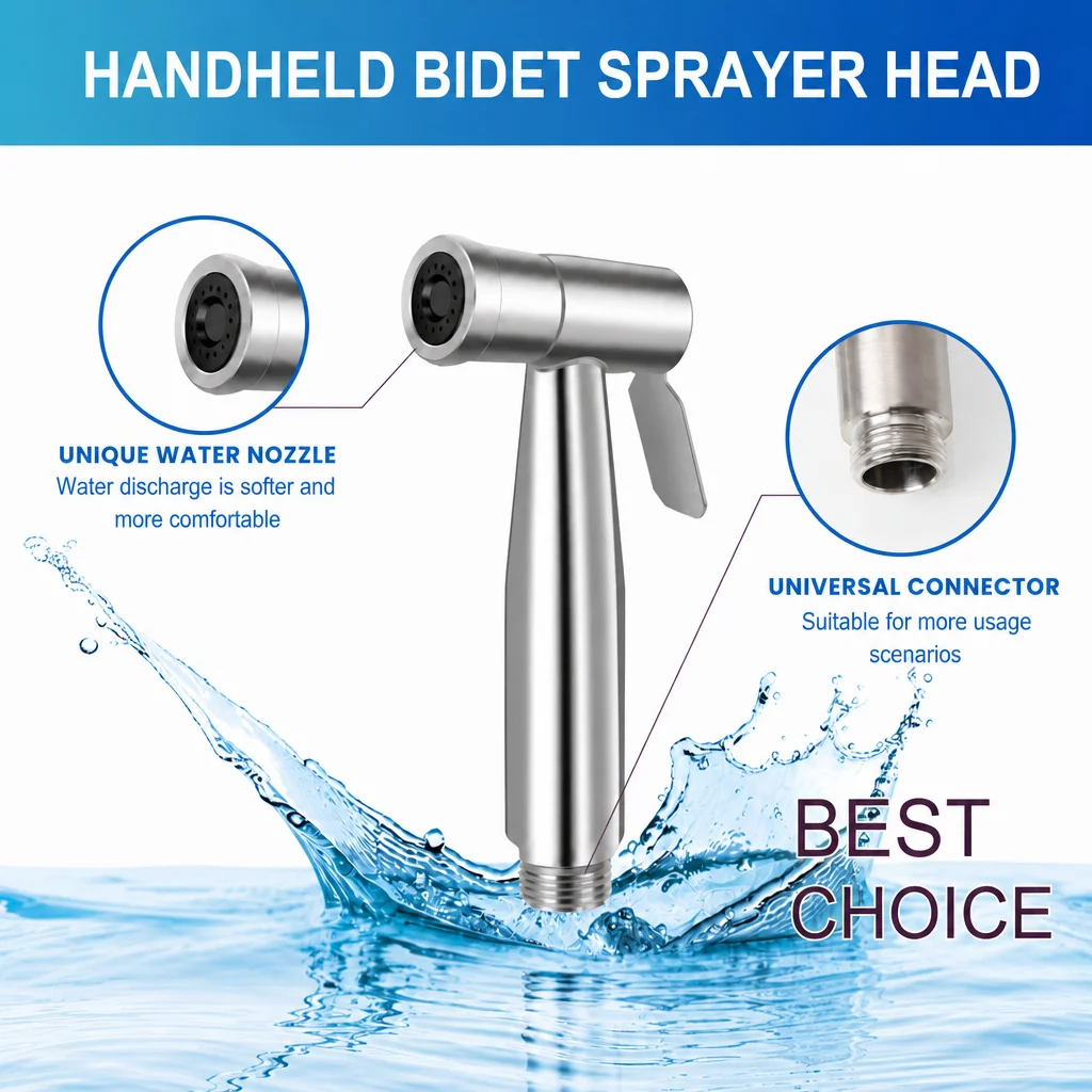 Portable Handheld Bidet Spraye - огляд і ціна Plunger Toilet