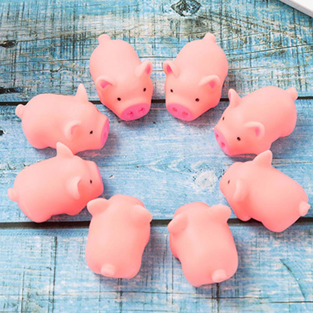10pcs Mini Rubber Pig Baby Bat - огляд і ціна Home Bathroom Vent