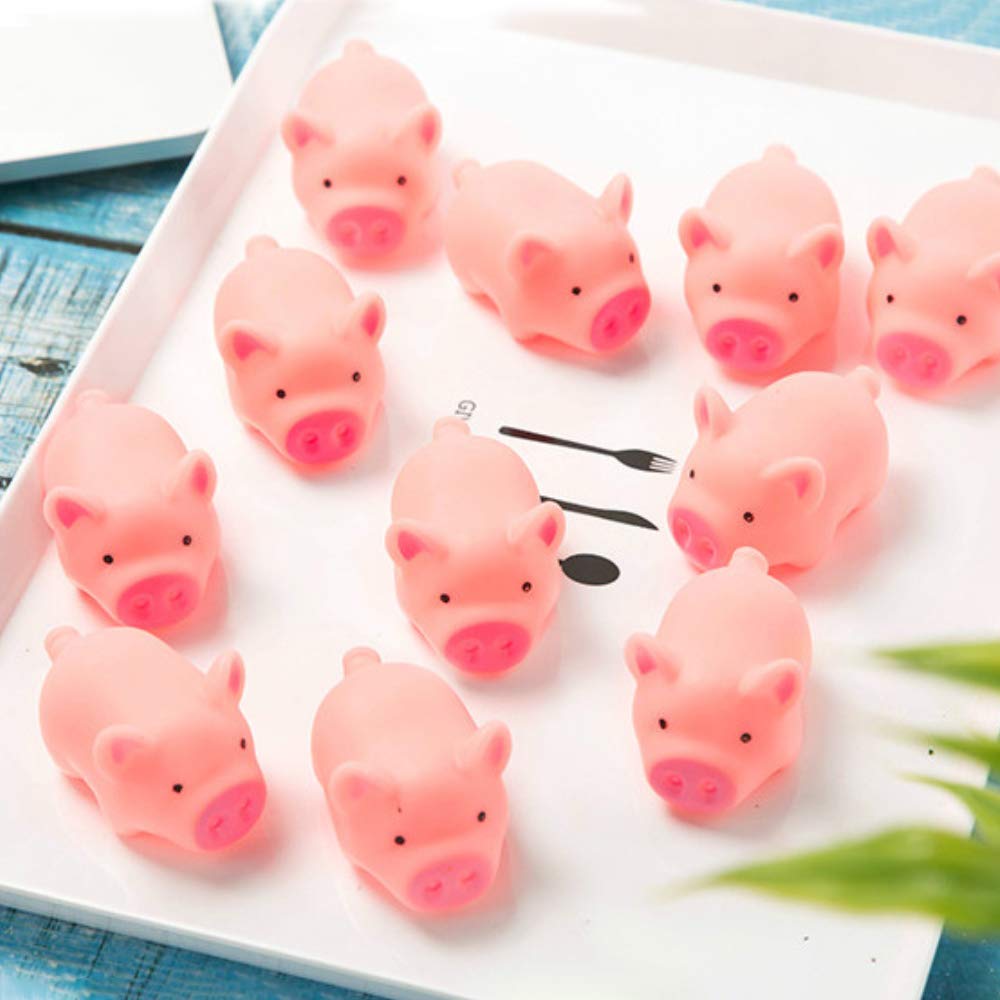 10pcs Mini Rubber Pig Baby Bat - огляд і ціна Home Bathroom Vent