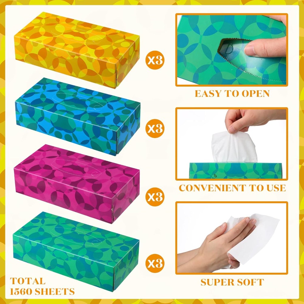 12 Packs Soft Facial Tissues B - огляд і ціна Home Bathroom Images