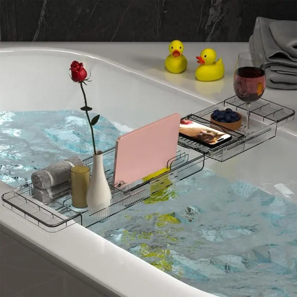 Transparent Bathtub Holder Tra - огляд і ціна Bath Caddy Tray