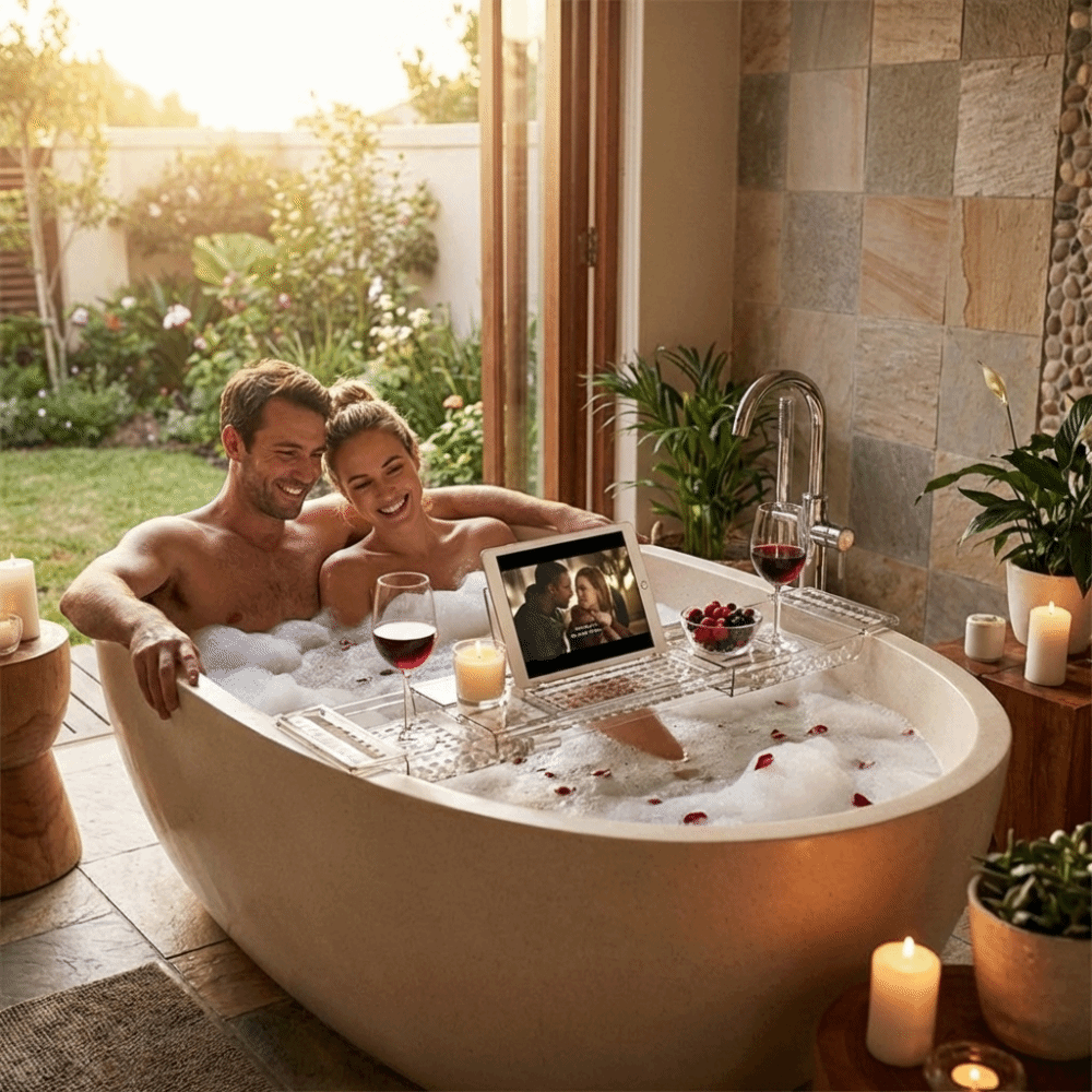 Transparent Bathtub Holder Tra - огляд і ціна Bath Caddy Tray