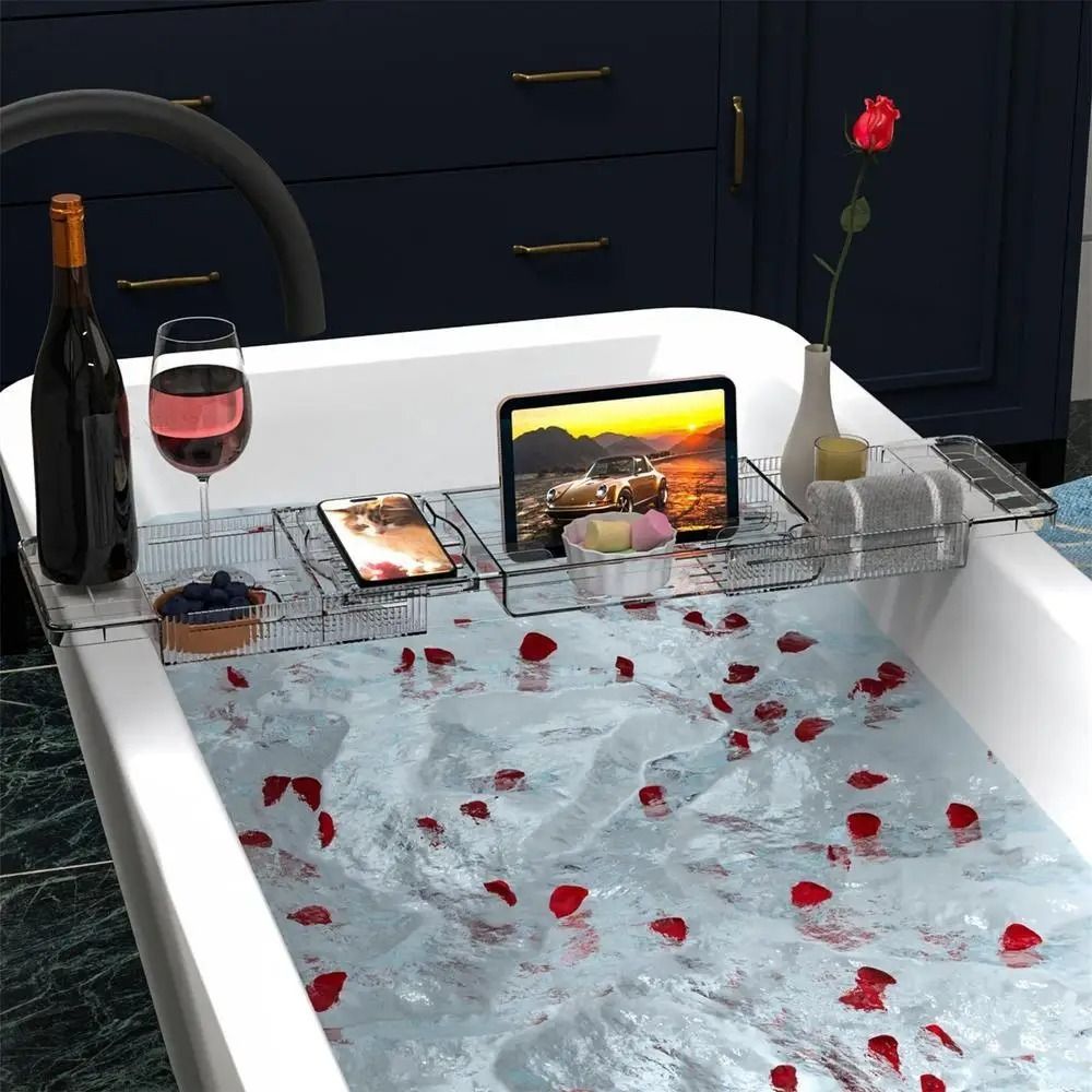 Transparent Bathtub Holder Tra - огляд і ціна Bath Caddy Tray