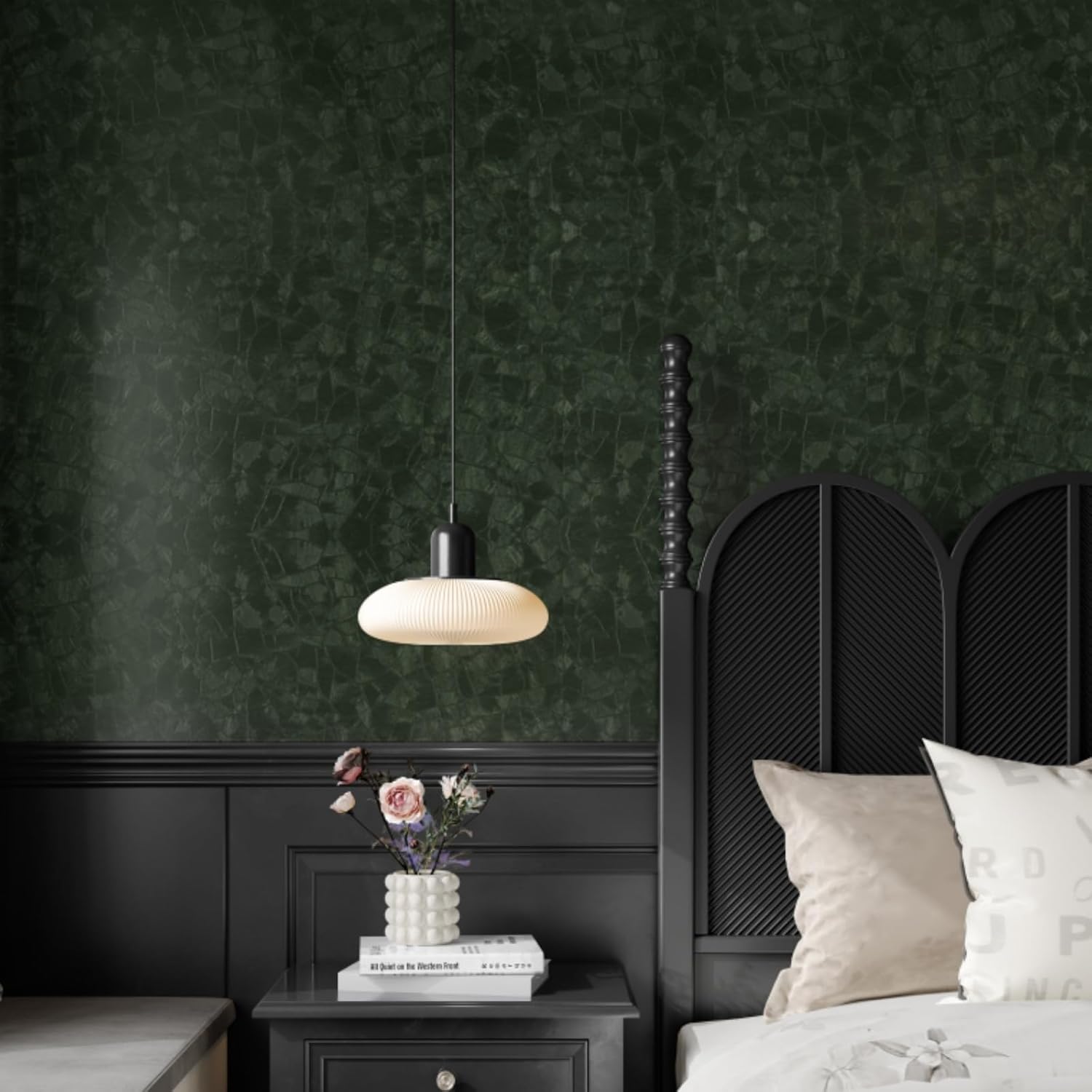 Dark Green Peel and Stick Wall - огляд і ціна Home Bathroom Images