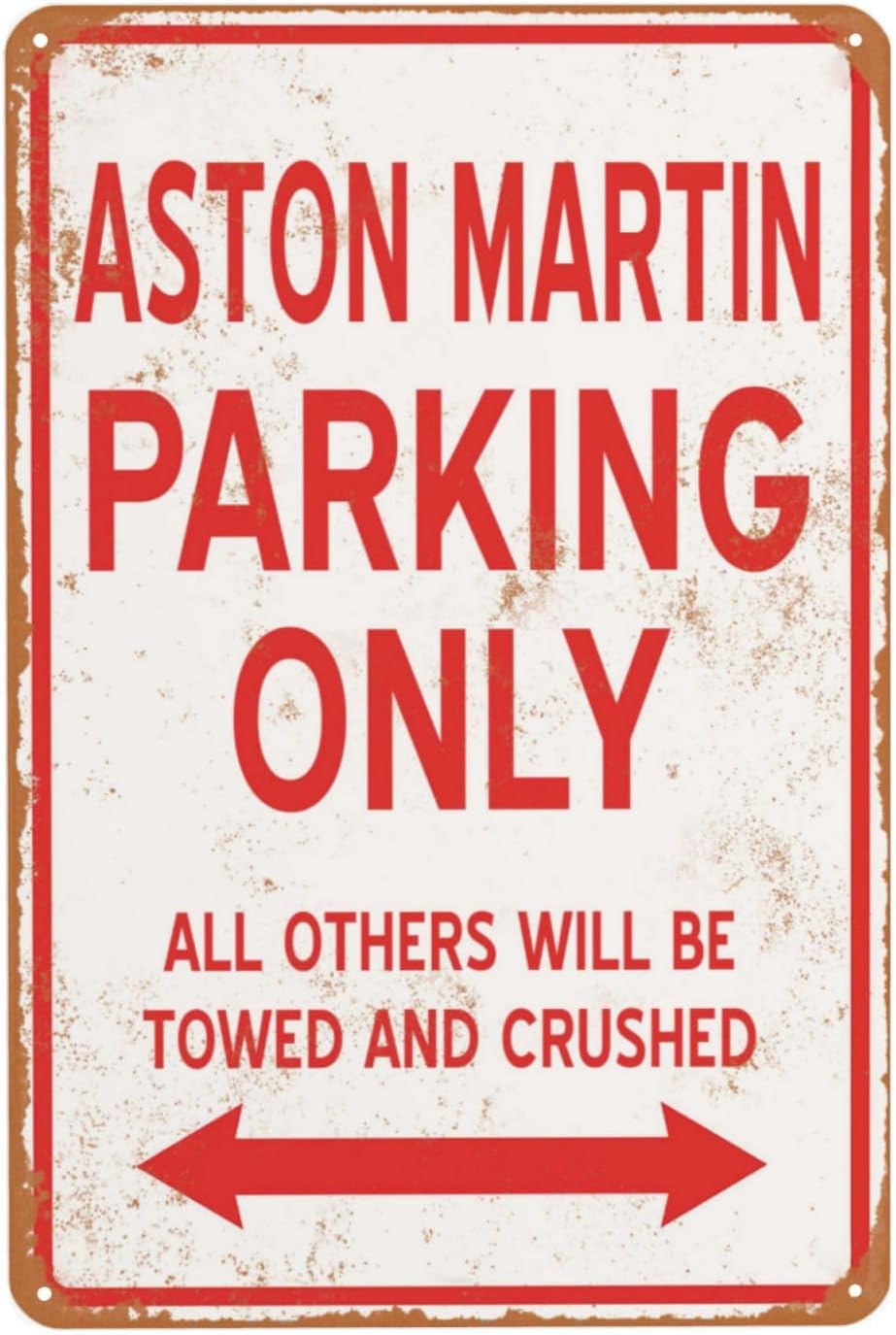 Vintage Metal Sign Aston Parki - огляд і ціна Home Bathroom Signs