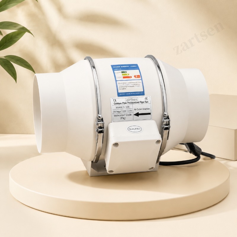 4/5/6 Inch Mixed Flow Inline F - огляд і ціна Home Bathroom Vent Fans