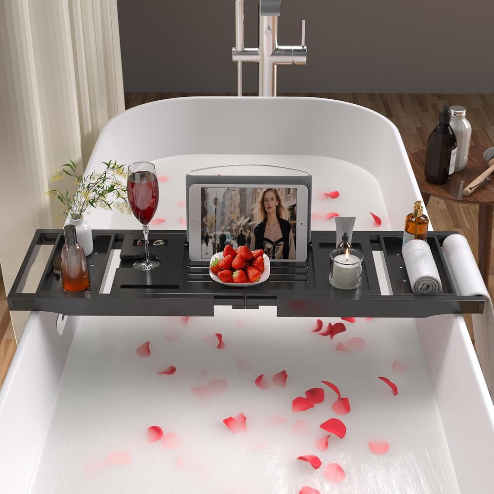 Bathtub Caddy Tray, Foldable B - огляд і ціна Bath Caddy Tray