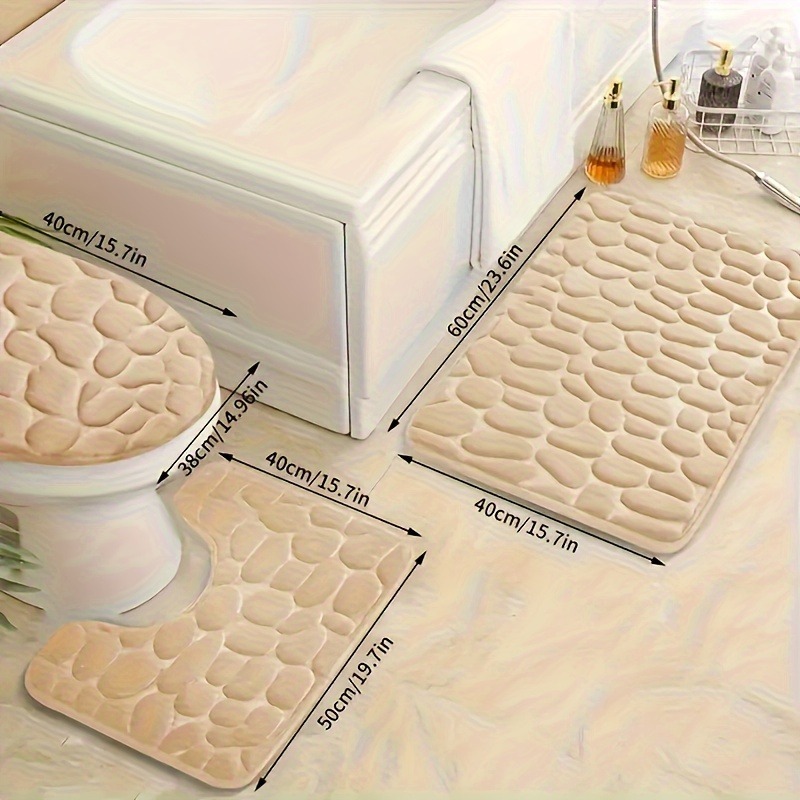 2pcs/set Coral Fleece Bathroom - огляд і ціна Home Bathroom Cleaning Kit