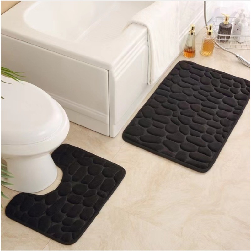2pcs/set Coral Fleece Bathroom - огляд і ціна Home Bathroom Cleaning Kit