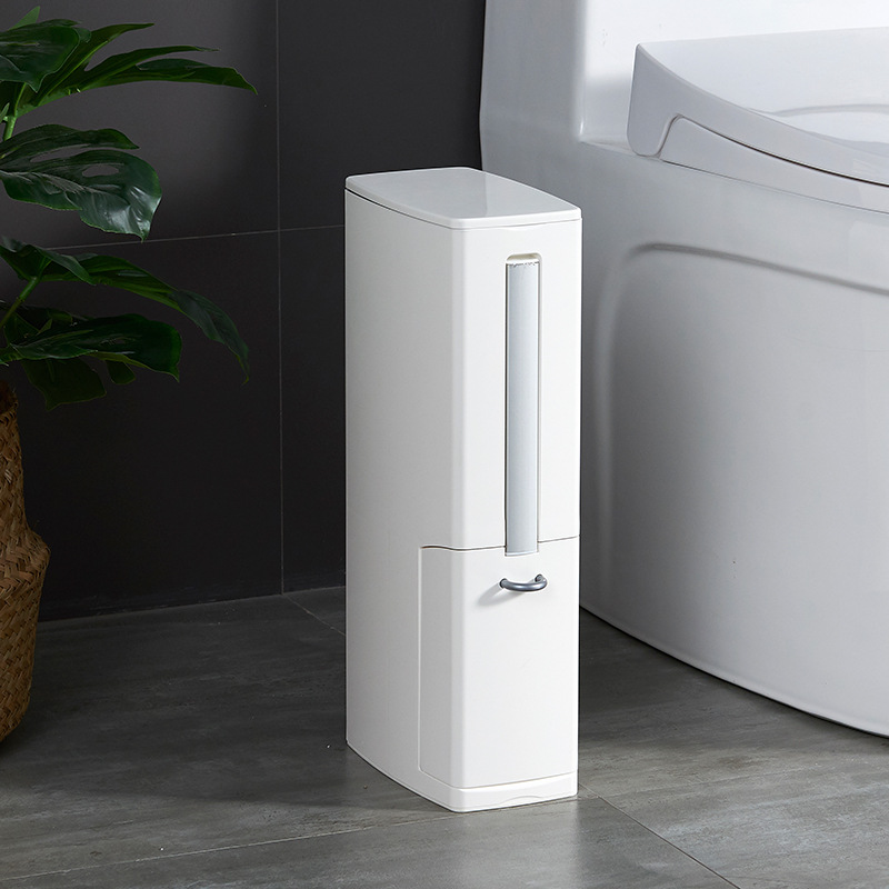 Plastic Narrow Trash Can Integ - огляд і ціна Home Bathroom Cleaning Kit